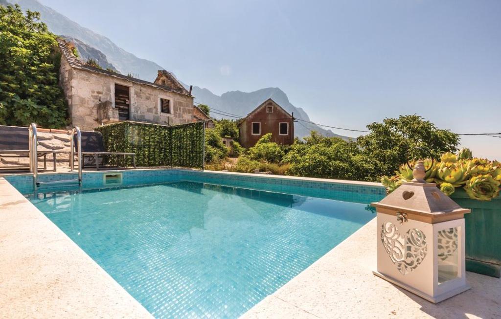 Villa Kristina - Ferienhaus Baska Voda - Topici, Private Outdoor Swimmingpool, Wifi ภายนอก รูปภาพ